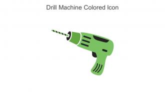 Drill Machine Colored Icon In Powerpoint Pptx Png And Editable Eps Format