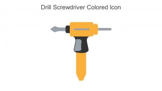 Drill Screwdriver Colored Icon In Powerpoint Pptx Png And Editable Eps Format