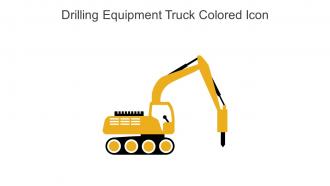 Drilling Equipment Truck Colored Icon In Powerpoint Pptx Png And Editable Eps Format