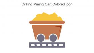 Drilling Mining Cart Colored Icon In Powerpoint Pptx Png And Editable Eps Format