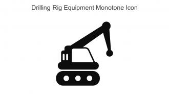 Drilling Rig Equipment Monotone Icon In Powerpoint Pptx Png And Editable Eps Format