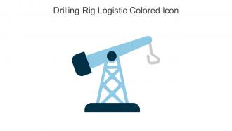 Drilling Rig Logistic Colored Icon In Powerpoint Pptx Png And Editable Eps Format