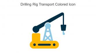 Drilling Rig Transport Colored Icon In Powerpoint Pptx Png And Editable Eps Format