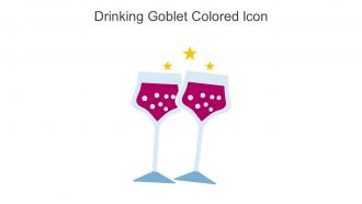 Drinking Goblet Colored Icon In Powerpoint Pptx Png And Editable Eps Format
