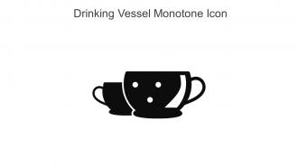 Drinking Vessel Monotone Icon In Powerpoint Pptx Png And Editable Eps Format