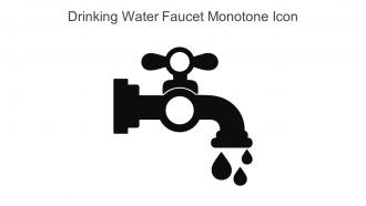 Drinking Water Faucet Monotone Icon In Powerpoint Pptx Png And Editable Eps Format