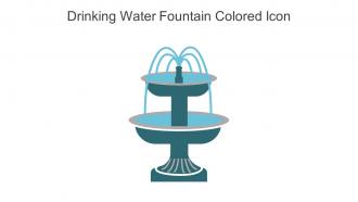Drinking Water Fountain Colored Icon In Powerpoint Pptx Png And Editable Eps Format
