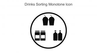 Drinks Sorting Monotone Icon In Powerpoint Pptx Png And Editable Eps Format