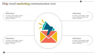 Drip Email Marketing Communication Icon