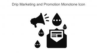 Drip Marketing And Promotion Monotone Icon In Powerpoint Pptx Png And Editable Eps Format