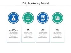 Drip marketing model ppt powerpoint presentation model mockup cpb