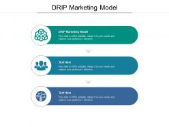 Drip marketing model ppt powerpoint presentation outline samples cpb