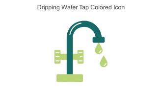 Dripping Water Tap Colored Icon In Powerpoint Pptx Png And Editable Eps Format