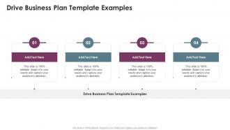 Drive Business Plan Template Examples In Powerpoint And Google Slides Cpb