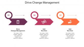 Drive Change Management Ppt Powerpoint Presentation Professional Files Cpb