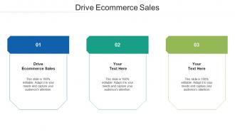 Drive ecommerce sales ppt powerpoint presentation layouts summary cpb