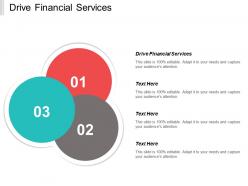 Drive financial services ppt powerpoint presentation gallery templates cpb
