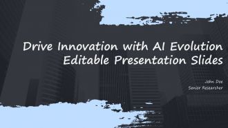 Drive Innovation With AI Evolution Editable Presentation Slides PPT H