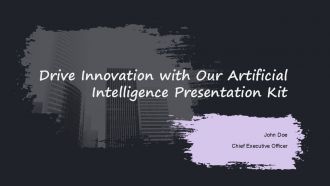 Drive Innovation With Our Artificial Intelligence Presentation Kit PPT H