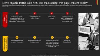 Drive Organic Traffic With SEO And Maintaining Top 5 Target Marketing Strategies You Need Strategy SS