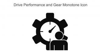 Drive Performance And Gear Monotone Icon In Powerpoint Pptx Png And Editable Eps Format