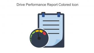 Drive Performance Report Colored Icon In Powerpoint Pptx Png And Editable Eps Format