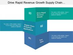 Drive rapid revenue growth supply chain enterprise applications