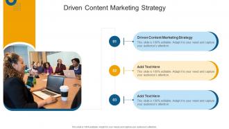 Driven Content Marketing Strategy In Powerpoint And Google Slides Cpb