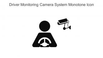 Driver Monitoring Camera System Monotone Icon In Powerpoint Pptx Png And Editable Eps Format