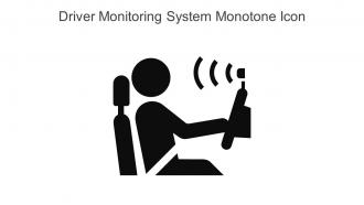 Driver Monitoring System Monotone Icon In Powerpoint Pptx Png And Editable Eps Format