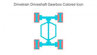 Drivetrain Driveshaft Gearbox Colored Icon In Powerpoint Pptx Png And Editable Eps Format