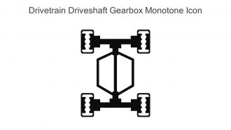 Drivetrain Driveshaft Gearbox Monotone Icon In Powerpoint Pptx Png And Editable Eps Format