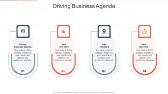 Driving Business Agenda In Powerpoint And Google Slides Cpb