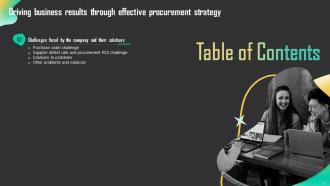Driving Business Results Through Effective Procurement Strategy Powerpoint Presentation Slides Strategy CD Unique Analytical