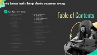 Driving Business Results Through Effective Procurement Strategy Powerpoint Presentation Slides Strategy CD Image Professionally