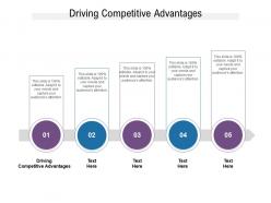 Driving competitive advantages ppt powerpoint presentation show graphics design cpb