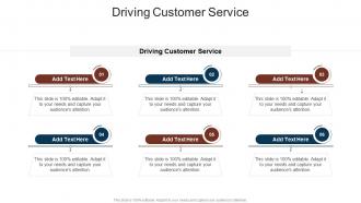 Driving Customer Service In Powerpoint And Google Slides Cpb
