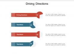 Driving directions ppt powerpoint presentation infographic template graphics cpb