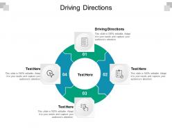 Driving directions ppt powerpoint presentation visual aids cpb