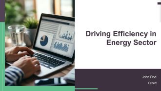 Driving Efficiency In Energy Sector PPT Template AT