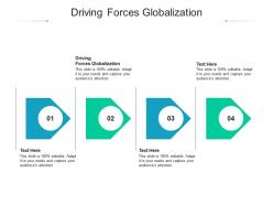 Driving forces globalization ppt powerpoint presentation show slide download cpb