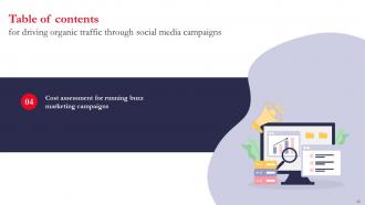 Driving Organic Traffic Through Social Media Campaigns Powerpoint Presentation Slides MKT CD V Images Informative