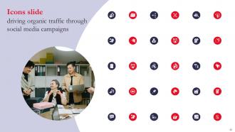 Driving Organic Traffic Through Social Media Campaigns Powerpoint Presentation Slides MKT CD V Compatible Informative
