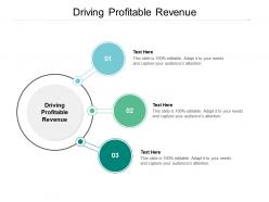 Driving profitable revenue ppt powerpoint presentation gallery inspiration cpb