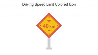 Driving Speed Limit Colored Icon In Powerpoint Pptx Png And Editable Eps Format