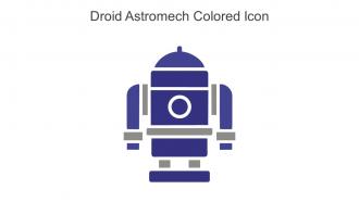 Droid Astromech Colored Icon In Powerpoint Pptx Png And Editable Eps Format
