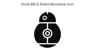 Droid BB 8 Robot Monotone Icon In Powerpoint Pptx Png And Editable Eps Format