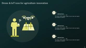 Drone And Agriculture Powerpoint Ppt Template Bundles Slides Aesthatic