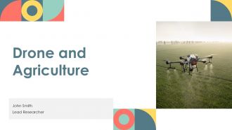Drone And Agriculture PPT Presentation ST AI
