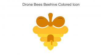Drone Bees Beehive Colored Icon In Powerpoint Pptx Png And Editable Eps Format